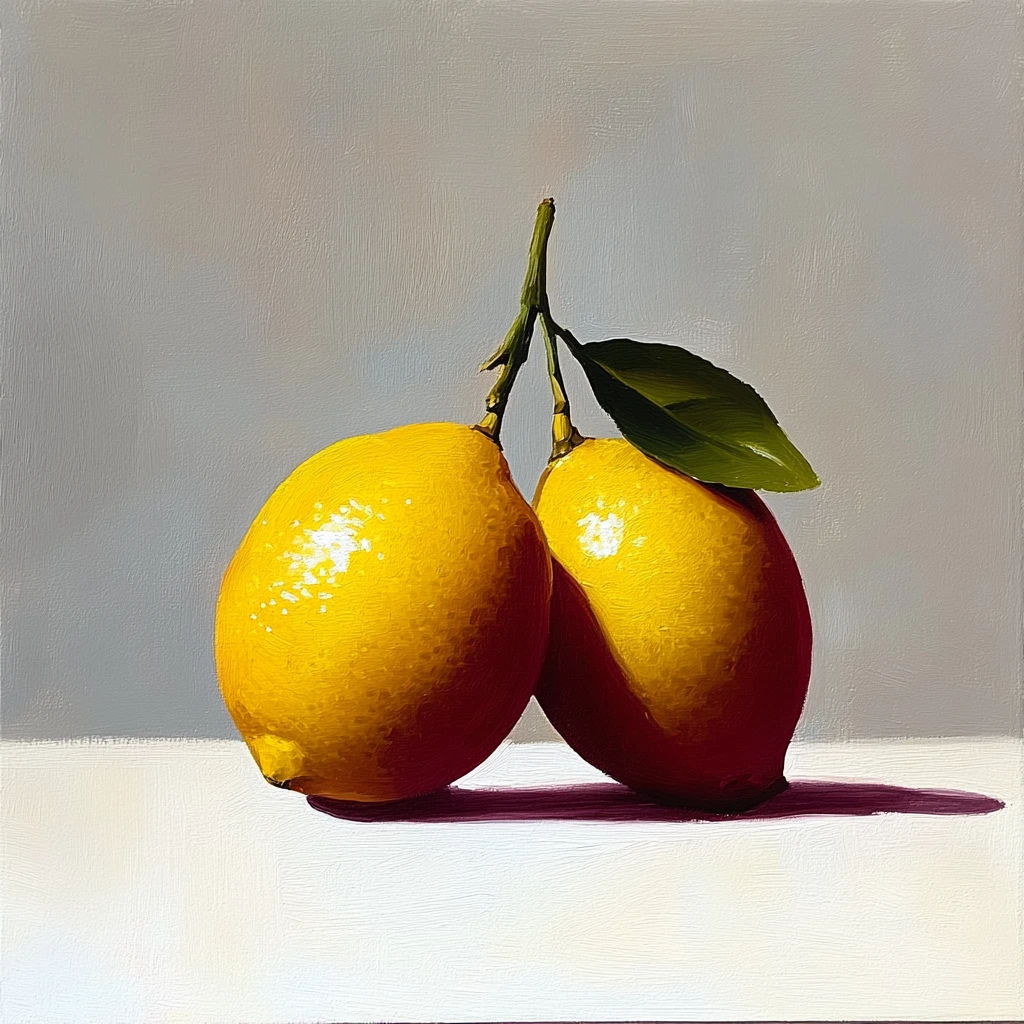 Two lemons touching